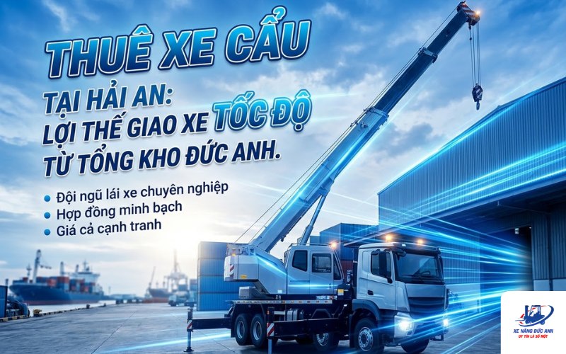 thuê xe cẩu tại hải an