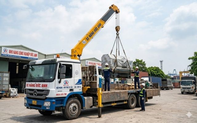 thuê xe cẩu tại hải phòng