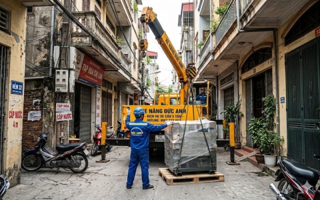 thuê xe nâng 5 tấn tại hải phòng