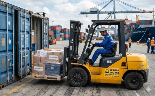 thuê xe nâng tại hải phòng