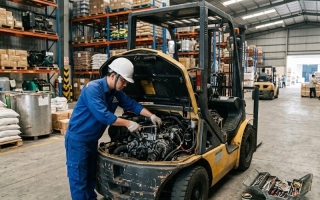 bảo dưỡng xe nâng tại hải phòng 