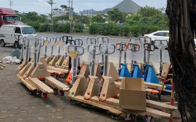 mua xe nâng tay tại hải phòng