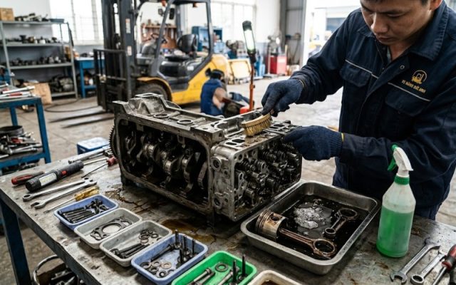 sửa chữa xe nâng tại hải phòng