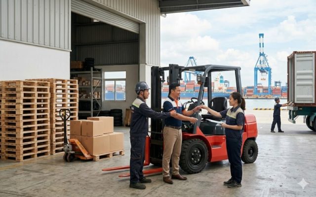 sửa chữa xe nâng tại hải phòng