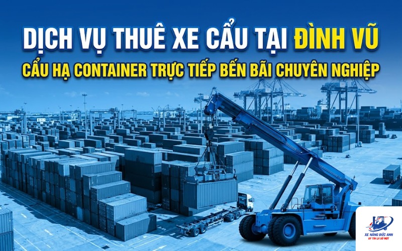 thuê xe cẩu tại đình vũ