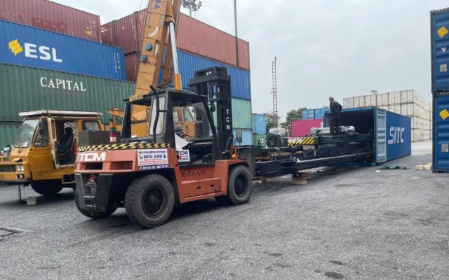 thuê xe cẩu tại lê chân