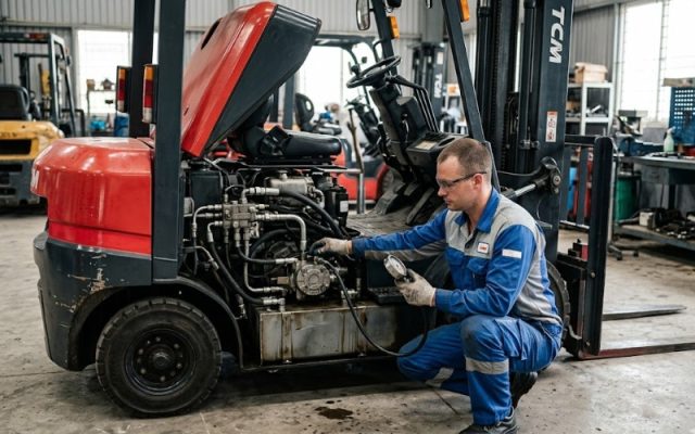 sửa bơm thủy lực xe nâng tại hải phòng
