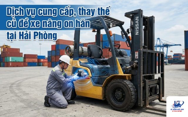 sửa củ đề xe nâng tại hải phòng