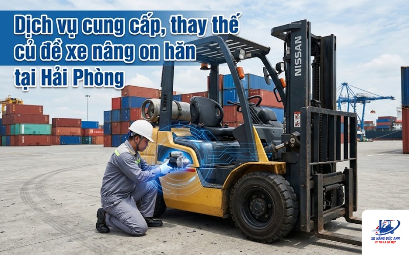 sửa củ đề xe nâng tại hải phòng