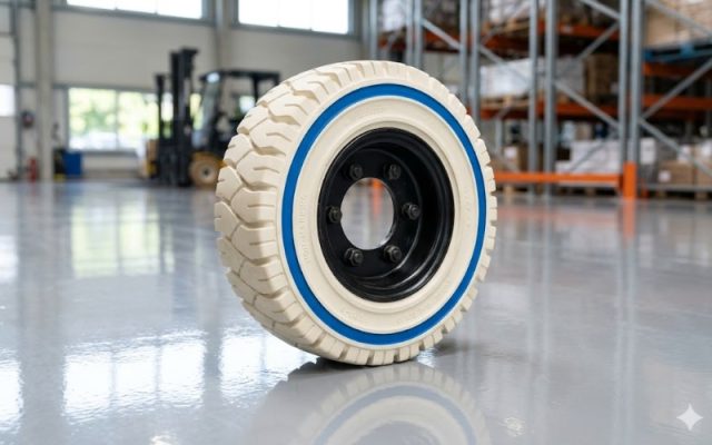 thay lốp xe nâng tại hải phòng