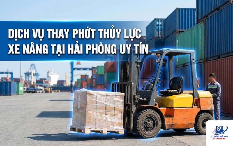thay phớt thủy lực xe nâng tại Hải Phòng