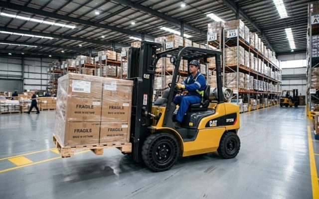 Ứng dụng lốp đặc xe nâng trong nhà xưởng phẳng