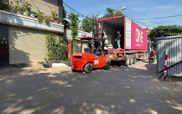 rút ruột container