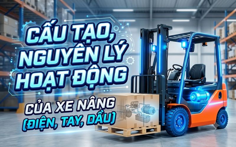 cấu tạo nguyên lý hoạt động của xe nâng