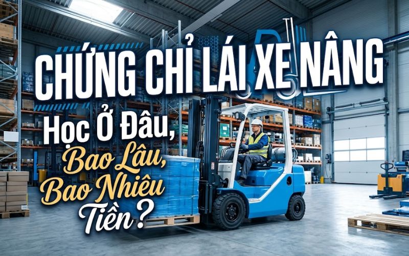 học chứng chỉ lái xe nâng