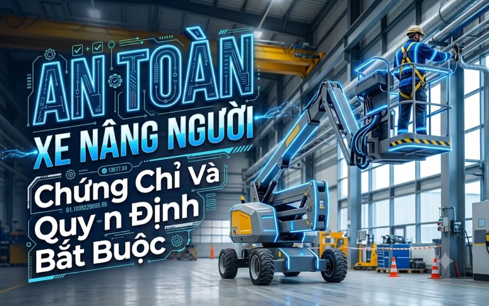 an toàn xe nâng người